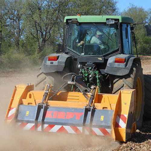 Trituradora de piedras con ajuste hidráulico - BPN series - KIRPY - forestal / para tractor