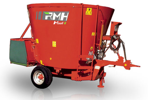 Mezclador de tornillo vertical - Mixell 8 - RMH - de arrastre / de descarga frontal / de 1 tornillo