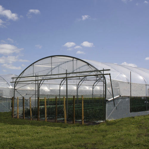 Invernadero de túnel - SERRE PROFESSIONNELLE A PIEDS DROITS - SERRES JRC - de plantas de vivero / de plástico / con estructura de acero