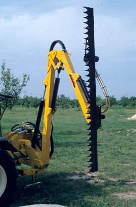 Cortasetos hidráulico - Spezia srl - Tecnovict - montado en tractor