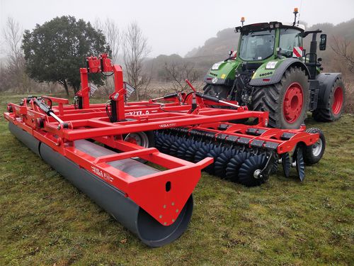 Grada de discos remolcada - COMBI-GR - Vila Maquinaria Agricola - con rodillo