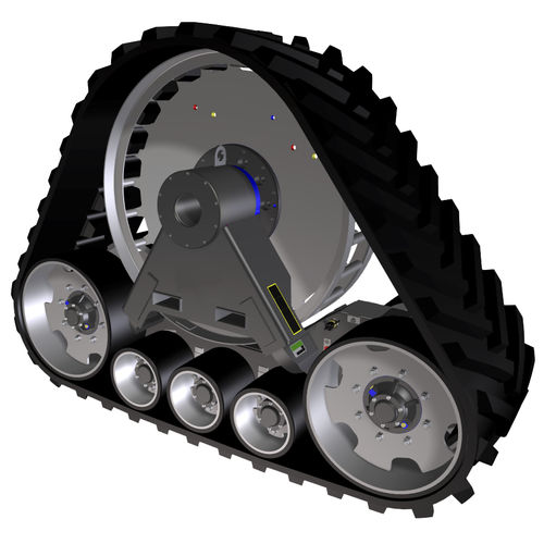 Tren de rodaje de orugas para tractor - OC - Zuidberg - para máquina de recolectar