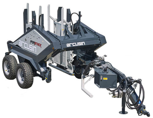 Cargador para balas rectangulares - ForStack - ARCUSIN, S.A. - descarga automática / de arrastre