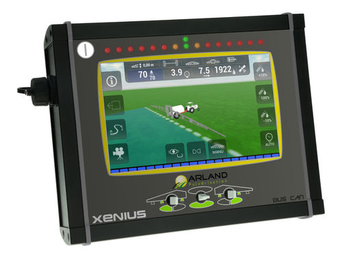Sistema de control para la pulverización - XENIUS - Arland - de CAN-Bus / de regulación de caudal / altura de la rampa