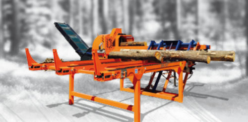 Combinado sierra-rajadora con motosierra - CONTINENTAL 600 - Balfor - con transportador de cinta / de toma de fuerza / eléctrico