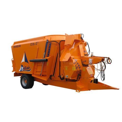 Mezclador de tornillo vertical - DRAKKAR 216-2T - Belair - de arrastre / de descarga lateral / de 2 tornillos