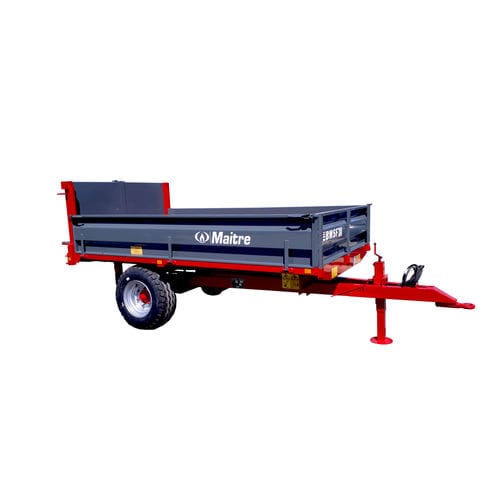 Remolque caja de aluminio - BMSF series - Chalvignac - basculante / remolcado / de 1 eje