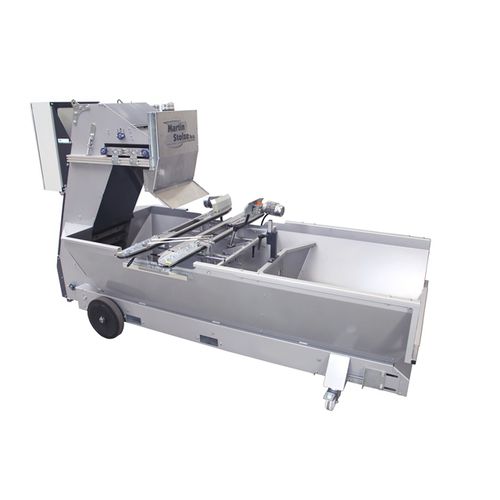 Mezcladora de sustrato móvil - Demtec - automática / con distribución / para cortezas de madera