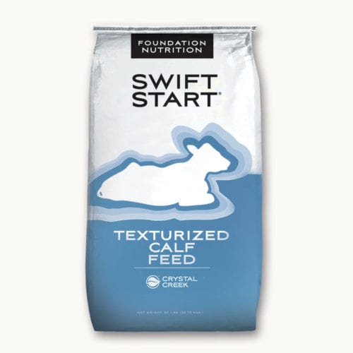Complemento alimenticio para animales - SWIFT START® ORGANIC 16% CALF GROWER - Crystal Creek, Inc. - para bovinos / de minerales / de vitaminas