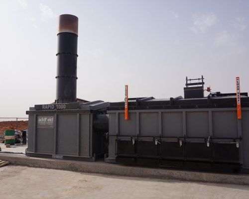 Incinerador de residuos para desechos animales - RAPID1000 - Addfield Environmental Systems - de alta capacidad
