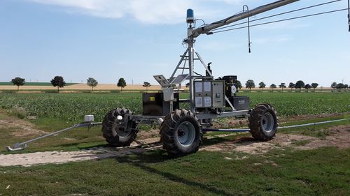 pivot de riego alimentado por tubo - 2IE INTERNATIONAL