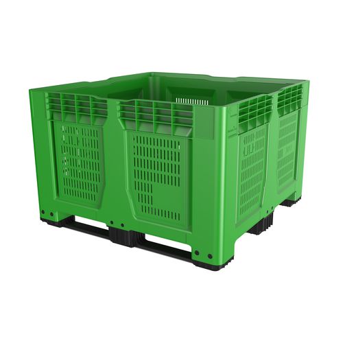Caja-palé con ventilación - 4301600 - SCHOELLER ALLIBERT - de hortalizas / para frutas / de plástico
