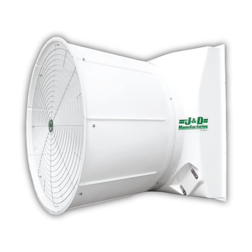 Ventilador para instalación agrícola - STORM: VSA Series - J&D Manufacturing - de extracción / de pared / de fibra de vidrio