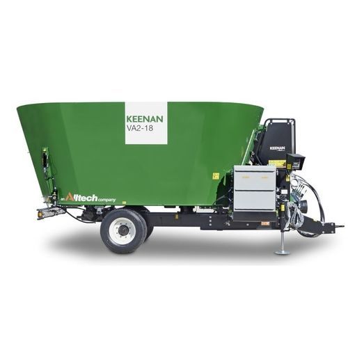 Mezclador de tornillo vertical - VA2-18 - KEENAN - de arrastre / de descarga frontal / de 1 tornillo
