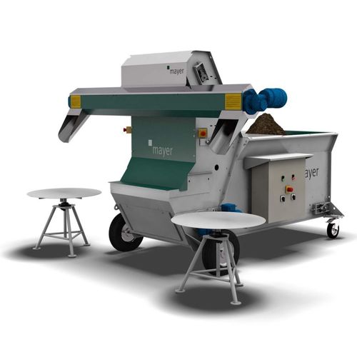 Llenadora de macetas semiautomática - TM 1018 - Mayer GmbH & Co. KG Maschinenbau und Verwaltung