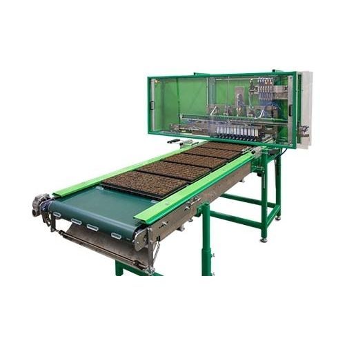 Llenadora de bandejas automática - 1 - Ellepot - para tiestos biodegradables