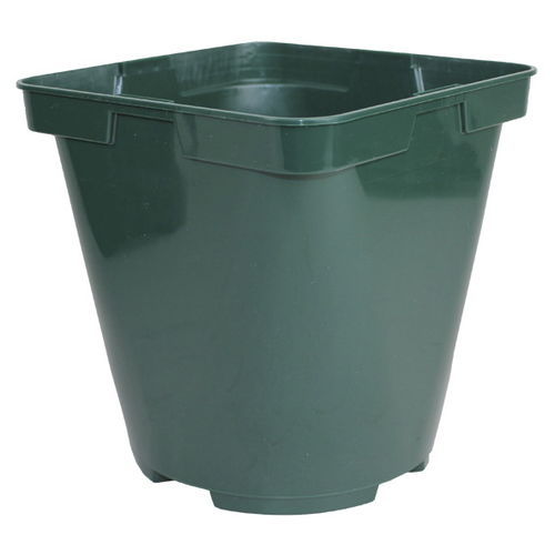 Maceta de plástico - 3 L VM - Soparco - redonda / cuadrada / verde