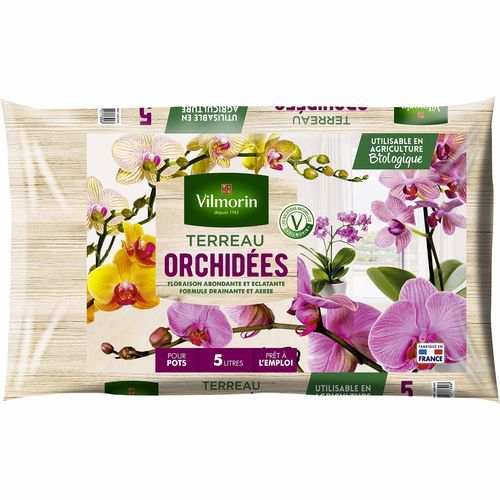 Sustrato turba - Orchidées - Vilmorin Jardin (Vilmorin Garden/ VDB) - mantillo / fibra de coco / en saco