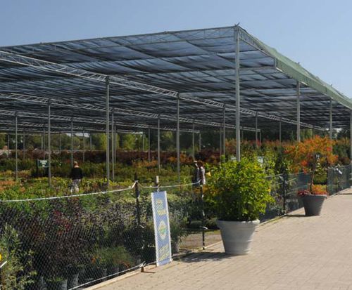 Malla sombreadora - GGS Structures Inc - para invernadero / fija