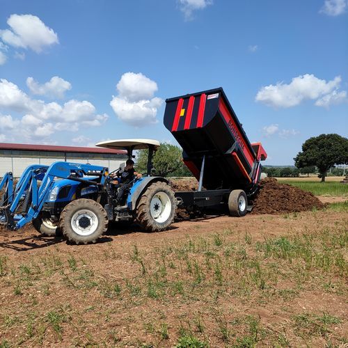 Remolque basculante - CMB6 series - BONSEGNA Srl - remolcado / de 1 eje / agrícola