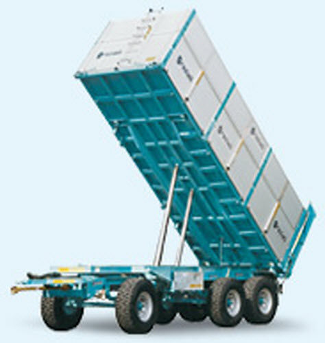 Remolque volquete - G series - GRAZIOLI REMAC Srl - basculante / de 3 ejes / agrícola