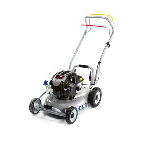 Cortacésped con operador a pie - HM 46A - GRIN SRL - gasolina / autónomo / para la agricultura de la montaña