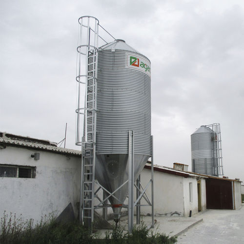 Silo para la alimentación animal - Feed Silos - AGACLI silo - de metal / redondo / de fondo cónico