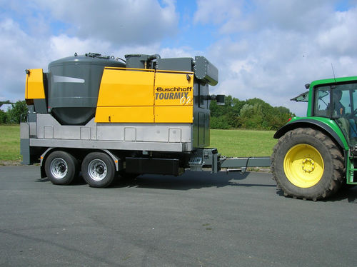 Unidad de producción de alimentos con molino de martillos - Tourmix SD - Buschhoff GmbH & Co. - móvil