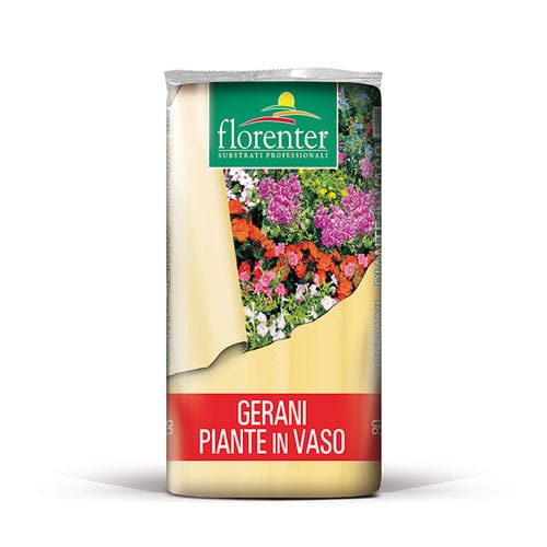 Sustrato turba - Geraniums - Florenter - piedra pómez / en saco