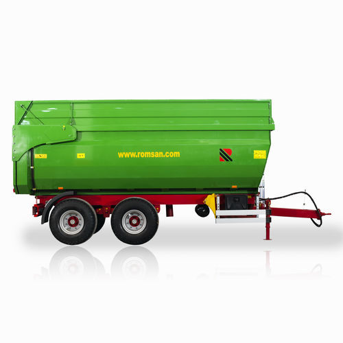 Remolque basculante - R120TAHKP4 - ROMSAN TARIM SAN. VE DIŞ TİC.A.Ş. - remolcado / en tándem / agrícola