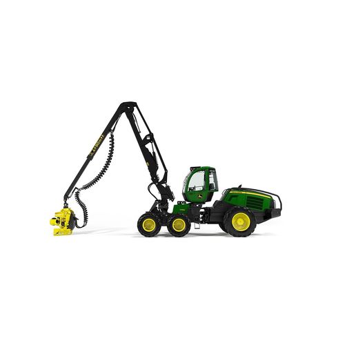 Procesadora forestal con neumáticos - 1170G - John Deere Forestry - con grúa / para pendientes