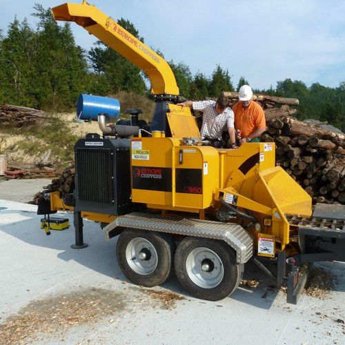 Trituradora de ramas de acoplamiento - EC 860 - EUROPE FORESTRY - con motor térmico / con grúa