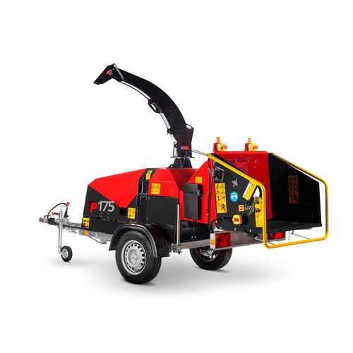 Trituradora de ramas con fuente de alimentación hidráulica - 175 MOBILE - Linddana A/S - de acoplamiento / con motor diésel