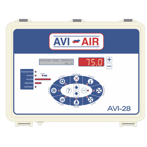 Regulador de temperatura para gallinero - Avi-28 - Distribution Avi-Air Inc - de porqueriza / electrónico / con alarma