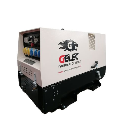 Central eléctrica diésel - LEOPARD-11 - Gelec - monofásica / móvil / 50 Hz