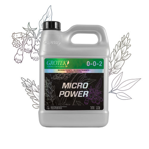 Fertilizante orgánico - MICRO POWER™ - grotek - con oligoelementos / de potasio / rico en magnesio