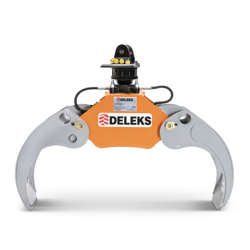 Pinza para troncos forestal - DK-11C + GR-30F - DELEKS SRL - para grúa