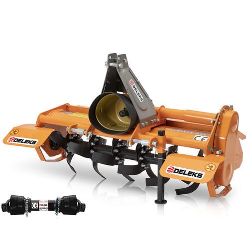 Rotocultor para vergel - DFL-95 - DELEKS SRL - de eje horizontal / con control de la profundidad
