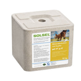 Piedra de sal para caballos - solsel - con sal / con oligoelementos / con magnesio