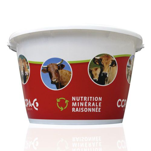 Piedra de sal para vacas - Bufflopack MiDi Vital - deltavit - con oligoelementos / rica en vitaminas
