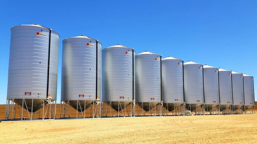 Silo para cereales - ahrensagri - para fertilizante / de metal / redondo