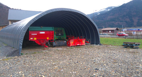 Túnel de almacenamiento para semillas y cereales - aurastock - modular