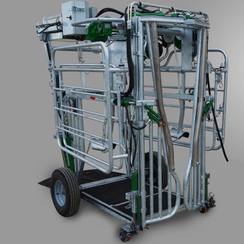 Jaula de tratamiento para bovinos - 24V - socober - hidráulica / móvil / cuidado de las pezuñas