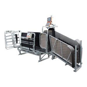 Jaula de tratamiento para ovinos - Auto Weigh Sheep Handler - farmquip - hidráulica / con pesaje