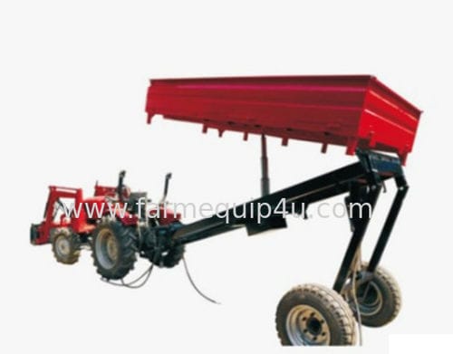 Remolque basculante - T3WTH series  - Hangzhou SanSen Hardware Machinery Co.,Ltd - semirremolcado / de 1 eje / agrícola