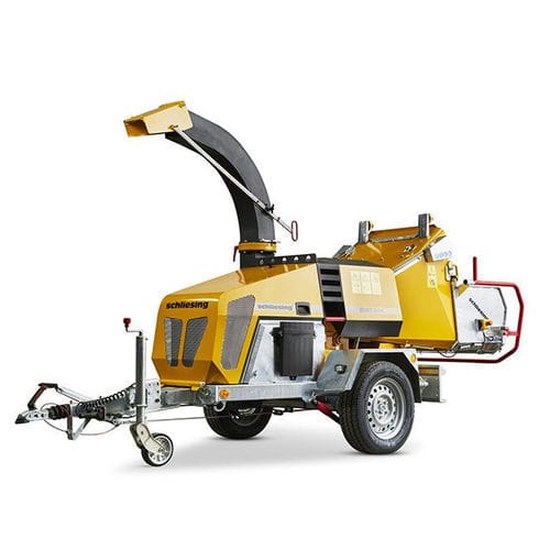 Trituradora de ramas de acoplamiento - 235MX-D - Schliesing - con motor diésel / con fuente de alimentación hidráulica