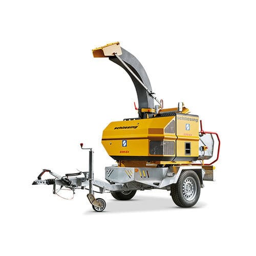 Trituradora de ramas de acoplamiento - 235 EX-D - Schliesing - con motor diésel / con fuente de alimentación hidráulica