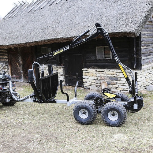Remolque autocargable - Trailer 1500 - Vahva Jussi - de 2 ejes / agrícola / forestal