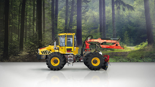 Arrastrador forestal con pulpo - W130 - welte - autopropulsado / con pulpo