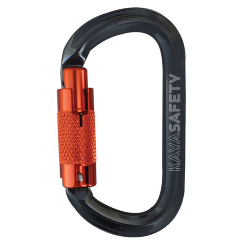 Mosquetón de bloqueo - K-7/3A - Kaya Yapi Sanayi - de aluminio / EN 362 / oval